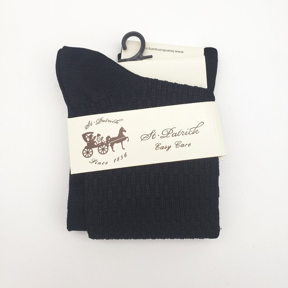 Men’s Black Silky Dress Socks